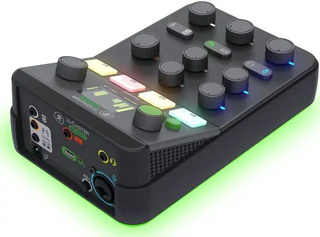 Alt view image 5 of 7 - Mackie MCaster Studio Portable Streaming Mixer (Black)