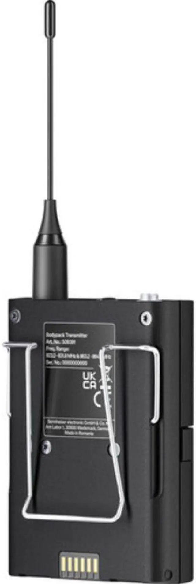 Alt view image 5 of 7 - Sennheiser EW-DX MKE 2 SET Dual-Channel Digital Wireless System with Two Omni Lavalier Mics (Q1-9: 470 to 550 MHz)