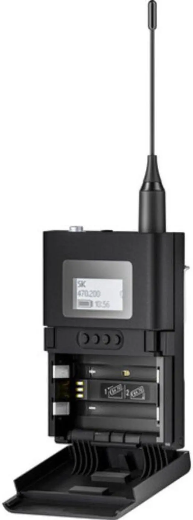 Alt view image 6 of 7 - Sennheiser EW-DX MKE 2 SET Dual-Channel Digital Wireless System with Two Omni Lavalier Mics (Q1-9: 470 to 550 MHz)