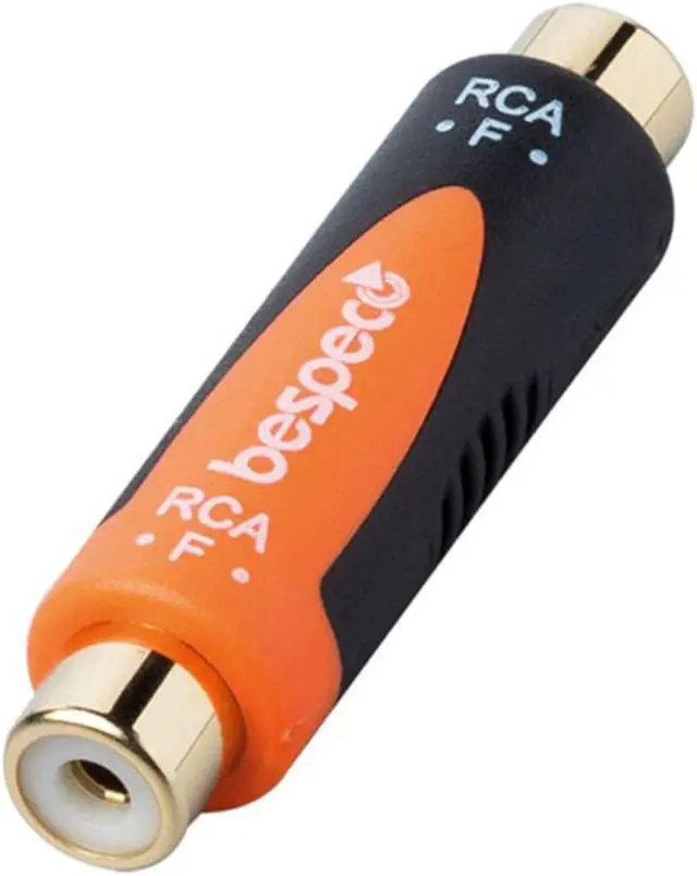 Main image of Bespeco RCA Female to RCA Female Adapter (Black/Orange)