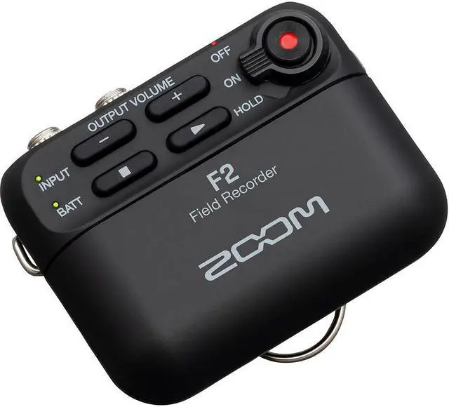 Alt view image 2 of 7 - Zoom F2 Ultracompact Portable Field Recorder (Lavalier Microphone) Bundle with 32GB Memory Card & Fuzzy Windbuster