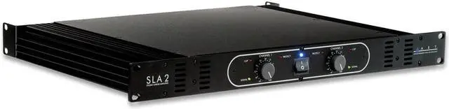 Alt view image 3 of 5 - ART SLA-2 - 2-Channel Rackmount Power Amplifier (200W Per Channel at 8 Ohms) Bundle with 2x 20" XLR-XLR Cable