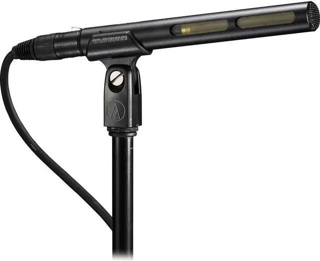 Alt view image 3 of 7 - Audio-Technica AT875R Short Shotgun Microphone Bundle with Auray DUSM-1 Universal Shockmount and 20' XLR-XLR Cable