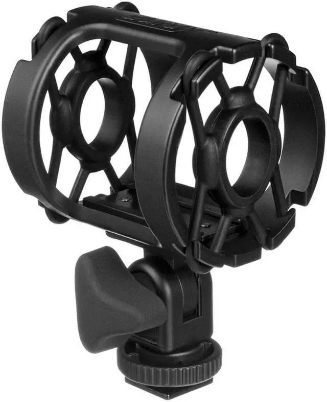 Alt view image 6 of 7 - Audio-Technica AT875R Short Shotgun Microphone Bundle with Auray DUSM-1 Universal Shockmount and 20' XLR-XLR Cable
