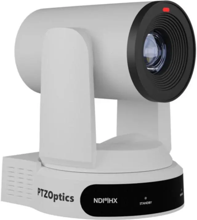Main image of PTZOptics Move 4K SDI/HDMI/USB/IP PTZ Camera with 30x Optical Zoom (White)