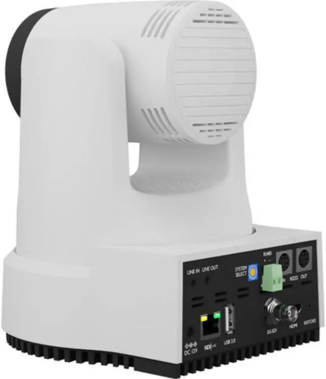 Alt view image 4 of 7 - PTZOptics Move 4K SDI/HDMI/USB/IP PTZ Camera with 12x Optical Zoom (White)