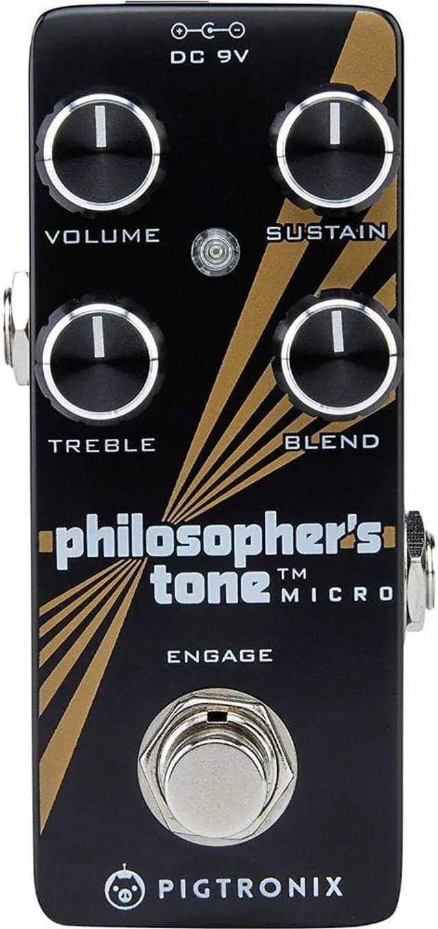 Main image of Pigtronix Guitar Compression Effects Pedal, Black (PTM)