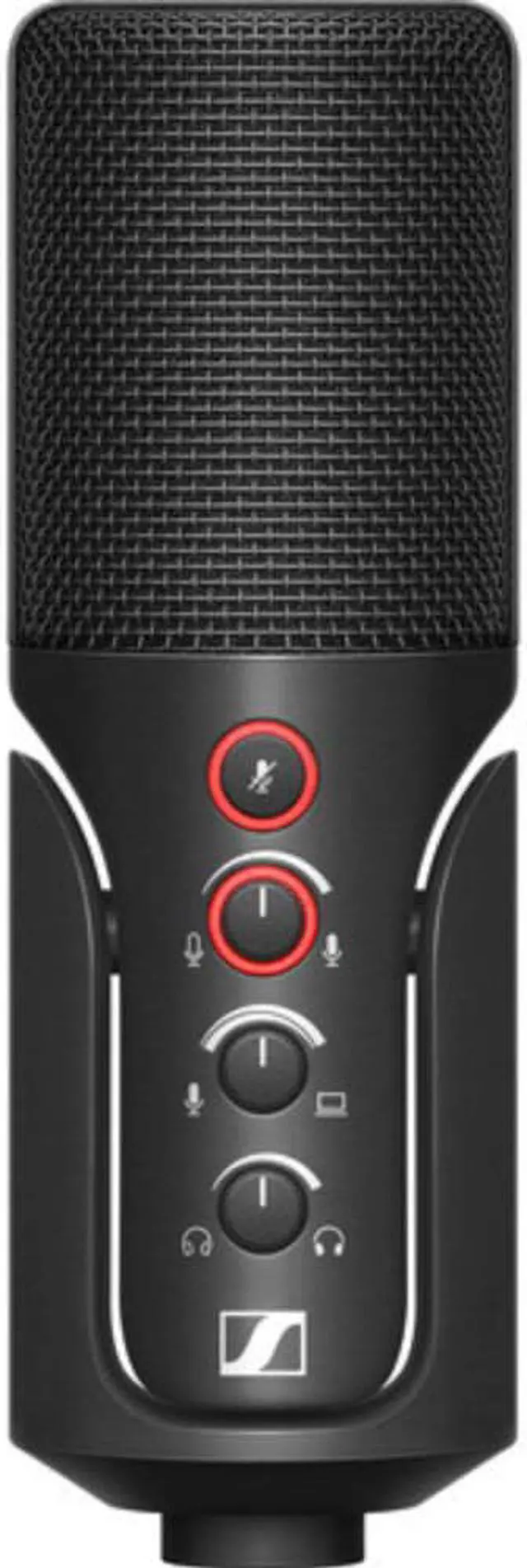 Alt view image 4 of 7 - Sennheiser 700065 Profile USB Condenser Microphone with Desktop Stand