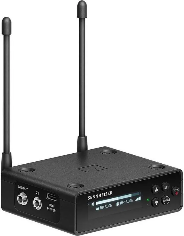 Alt view image 2 of 20 - Sennheiser EW-DP ME 2 SET Camera-Mount Digital Wireless Omni Lavalier Mic System (R1-6: 520 to 576 MHz)