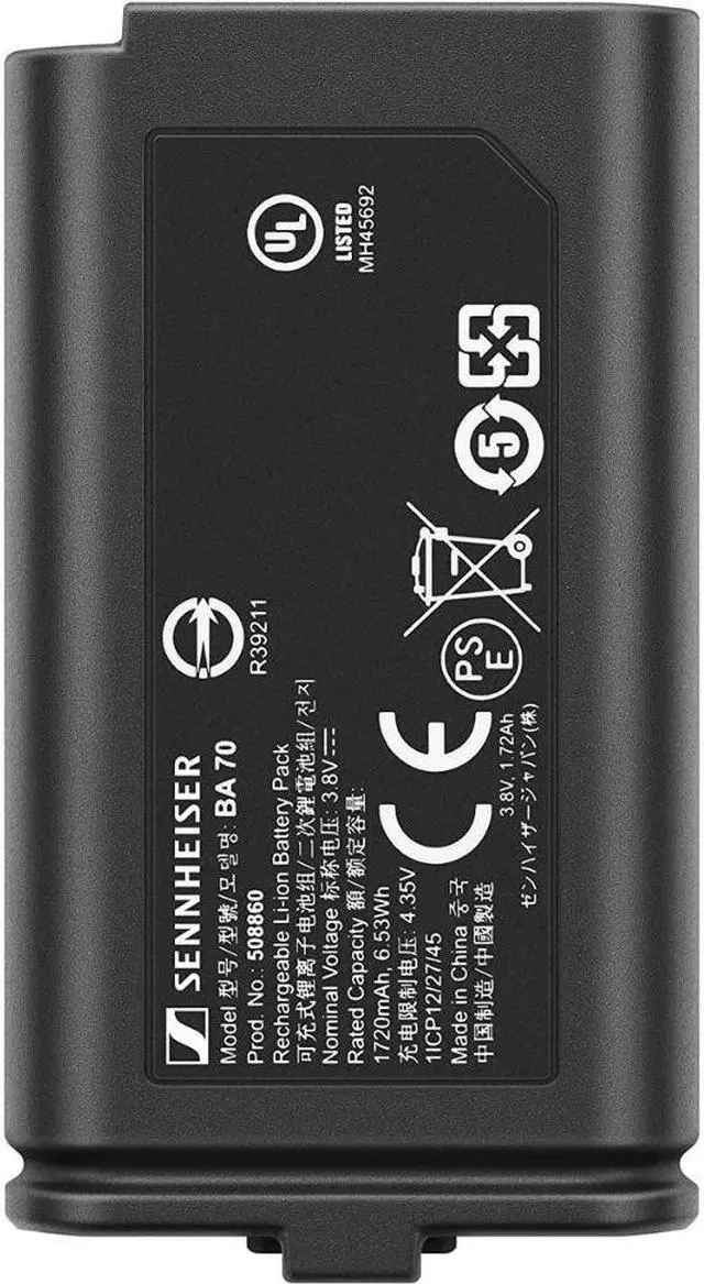 Alt view image 6 of 20 - Sennheiser EW-DP ME 2 SET Camera-Mount Digital Wireless Omni Lavalier Mic System (R1-6: 520 to 576 MHz)