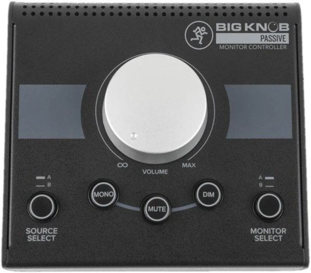 Alt view image 4 of 6 - Mackie Big Knob Passive Studio Monitor Controller with 1/4" Male Phone to 1/4" Male Phone TRS Cable -5