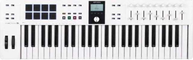 Main image of Arturia KeyLab Essential mk3 49-Key Universal MIDI Controller and Software (White)
