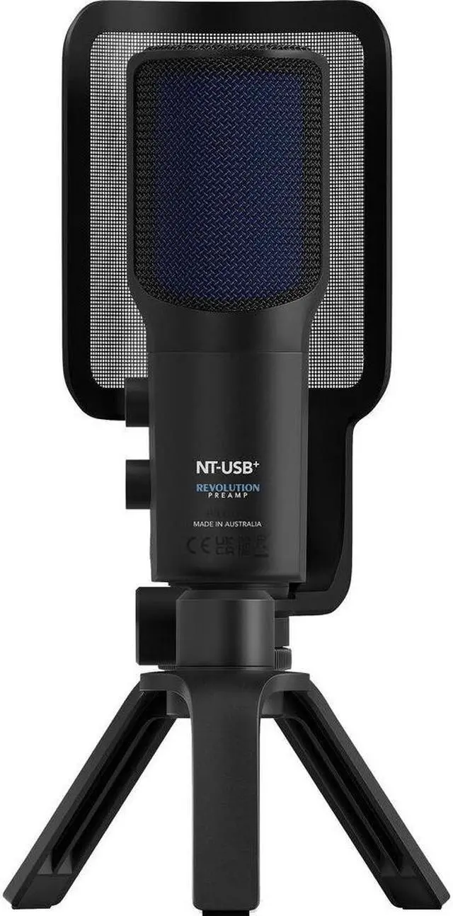 Alt view image 4 of 7 - Rode NT-USB+ USB Condenser Microphone Bundle with RODE PSA1 Studio Boom Arm and Polsen HPC-A30-MK2 Studio Monitor Headphones