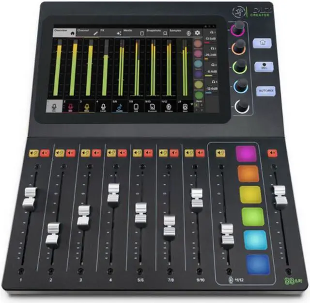 Alt view image 3 of 7 - Mackie DLZ Creator Adaptive Digital Mixer with Mix Agent Technology
