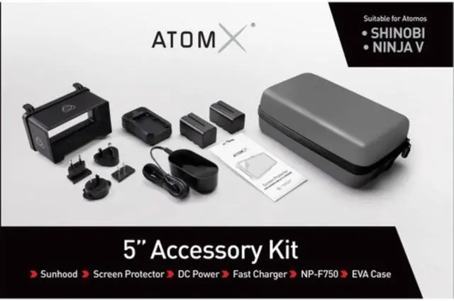 Alt view image 2 of 3 - Atomos 5" Accessory Kit for Shinobi, Shinobi SDI and Ninja V Monitors