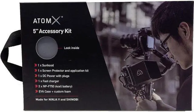 Alt view image 3 of 3 - Atomos 5" Accessory Kit for Shinobi, Shinobi SDI and Ninja V Monitors