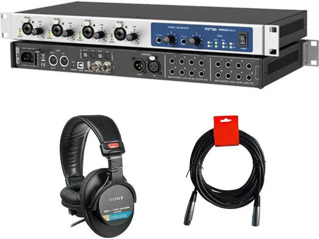 Main image of RME Fireface 802 FS USB 2.0 Audio Interface Bundle with Sony MDR-7506 Headphones and XLR- XLR Cable