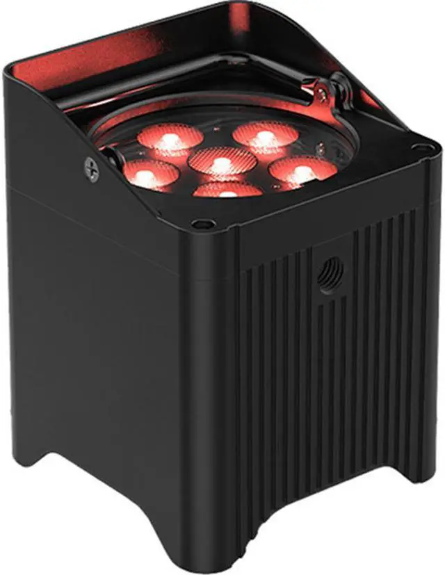 Alt view image 2 of 7 - CHAUVET DJ Freedom Par T6 Battery-Powered RGB LED PAR with Wireless DMX (x6 pcs) Bundle with SKB iSeries 3i-201510PAR Chauvet Freedom PAR Case and Anti-Static Screen Cleaning Wipes (5-Pack)