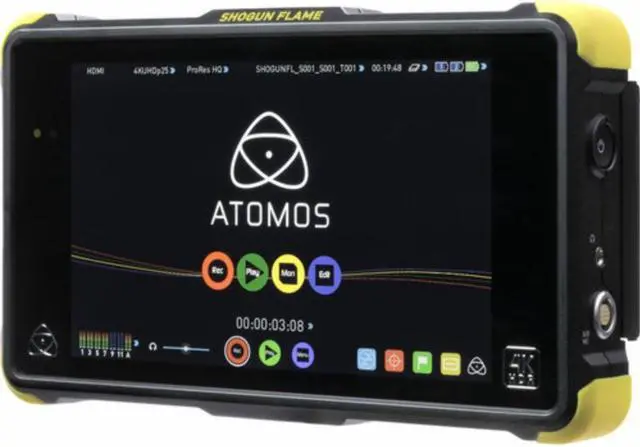 Alt view image 2 of 7 - Atomos Shogun Flame Kit (includes 7-inch 10-bit AtomHDR 1500nit Field Monitor plus full accessories) ATOMSHGFL1