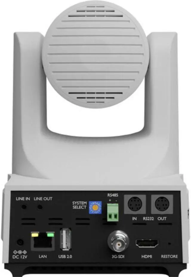 Alt view image 2 of 6 - PTZOptics Link 4K SDI/HDMI/USB/IP PTZ Camera with 20x Optical Zoom (White)
