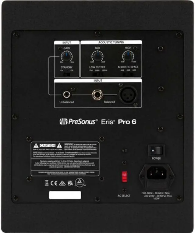 Alt view image 3 of 8 - Presonus ERIS Pro 6