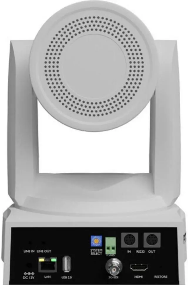 Alt view image 2 of 7 - PTZOptics Link 4K SDI/HDMI/USB/IP PTZ Camera with 30x Optical Zoom (White)