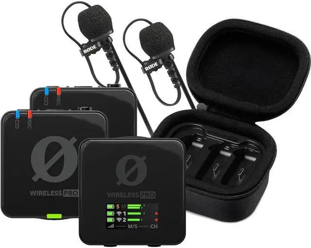 Main image of RODE Wireless PRO 2-Person Clip-On Wireless Microphone System/Recorder with Lavaliers (2.4 GHz)