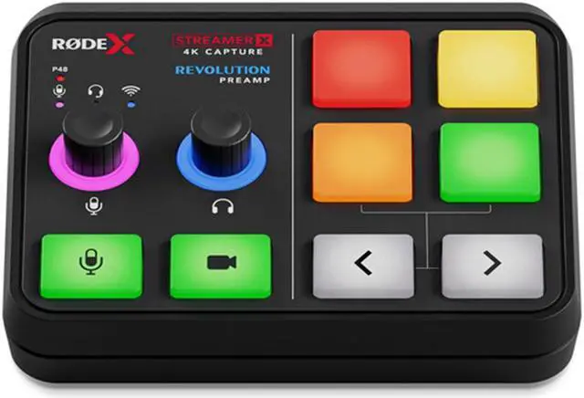 Alt view image 4 of 7 - RODE X Streamer X Audio Interface and Video Streaming Console Bundle with Rode NTH-100 Professional Closed-Back Over-Ear Headphones (Black)