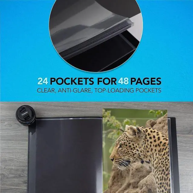 Alt view image 4 of 7 - Itoya Art Profolio Original Storage/Display Book (14 x 17", 24 Two-Sided Pages)