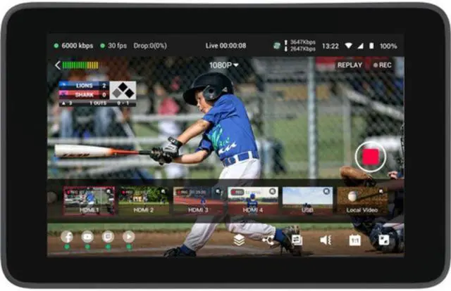 Main image of YoloLiv YoloBox Ultra Portable Multi-Camera Encoder/Switcher/Monitor/Recorder in One