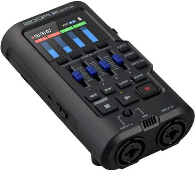 Alt view image 2 of 7 - Zoom R4 MultiTrak 32-Bit Float Recorder with Stereo Bouncing Bundle with Polsen HPC-A30 Closed-Back Studio Monitor Headphones and SanDisk 32GB Ultra Memory Card