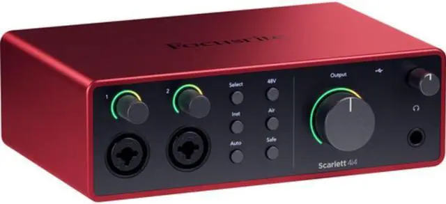 Main image of Focusrite Scarlett 4i4 USB-C Audio/MIDI Interface (4th Generation)