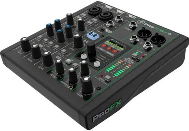 Alt view image 4 of 5 - Mackie ProFX6v3+ 6-Channel Analog Mixer with Built-In FX, USB Recording, and Bluetooth