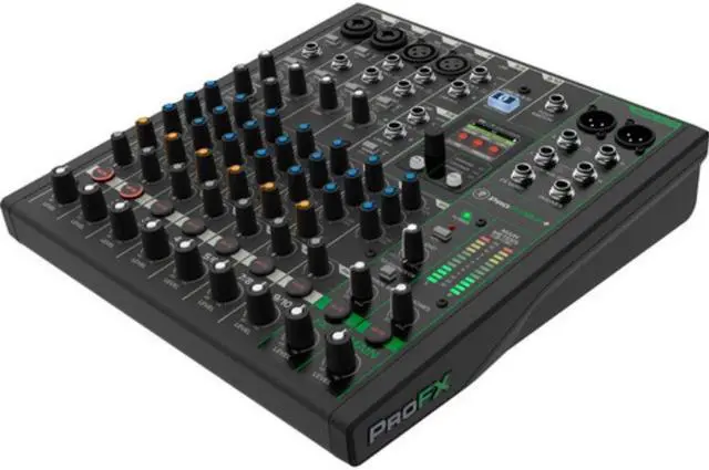 Alt view image 4 of 11 - Mackie ProFX10v3+ 10-Channel Analog Mixer with Built-In FX, USB Recording, and Bluetooth