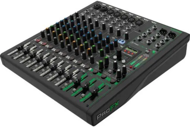 Alt view image 3 of 10 - Mackie ProFX12v3+ 12-Channel Analog Mixer with Built-In FX, USB Recording, and Bluetooth
