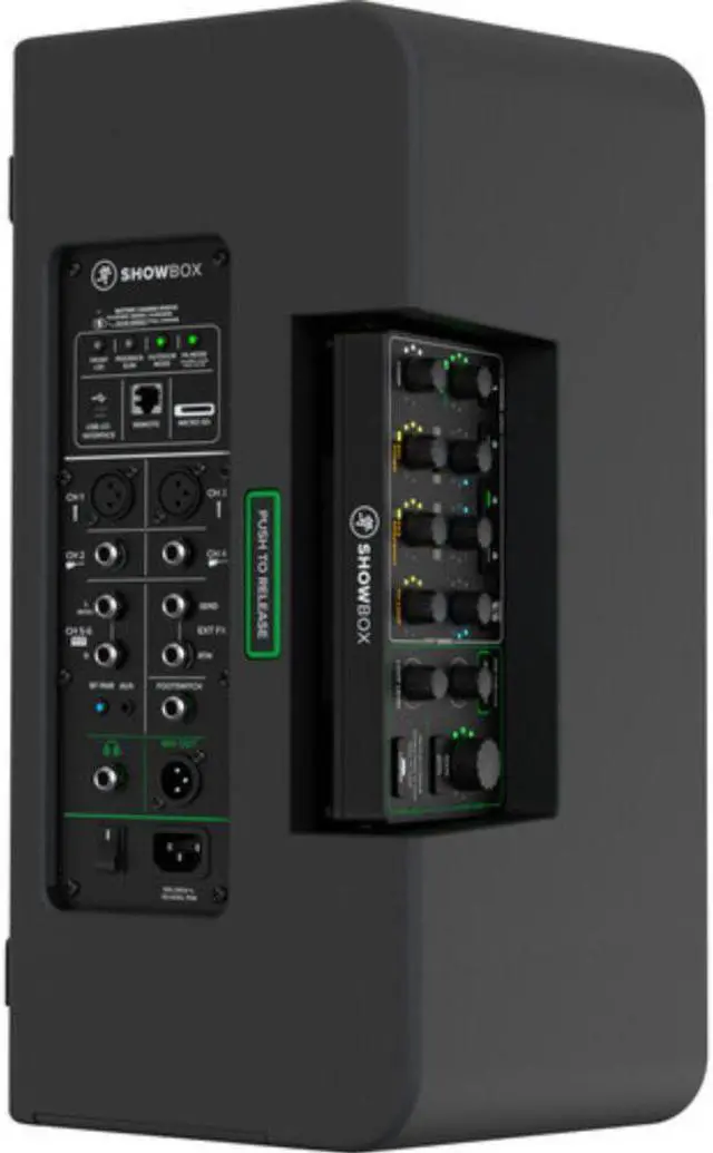 Alt view image 3 of 13 - Mackie ShowBox All-in-One Battery-Powered 400W 8" Live Performance Rig with Breakaway Mix Control
