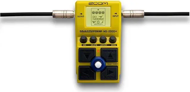 Alt view image 2 of 6 - Zoom MS-200D+ MultiStomp Guitar Effects Pedal with 200 Drives & Distortions, Effect Chaining, Single Stompbox, Tuner, Battery Powered, Featuring Overdrives, Boosts, Fuzz, and More