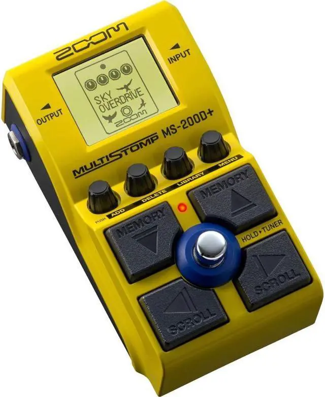 Alt view image 6 of 6 - Zoom MS-200D+ MultiStomp Guitar Effects Pedal with 200 Drives & Distortions, Effect Chaining, Single Stompbox, Tuner, Battery Powered, Featuring Overdrives, Boosts, Fuzz, and More