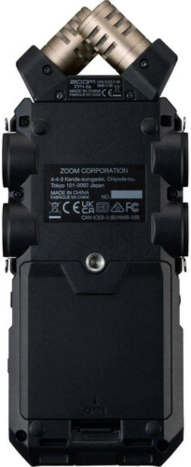Alt view image 4 of 14 - Zoom H6essential 6-Track 32-Bit Float Portable Audio Recorder