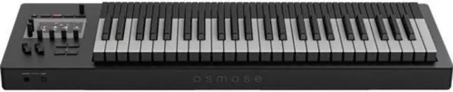 Alt view image 2 of 7 - EXPRESSIVE E Osmose 49-Key Synthesizer and MPE Controller Bundle with Auray KSCL-2X Double-X Keyboard Stand, Auray PBS-17 X-Style Piano Bench, Auray FP-P1L Sustain Pedal and Kaces KKC-MD Dust Cover