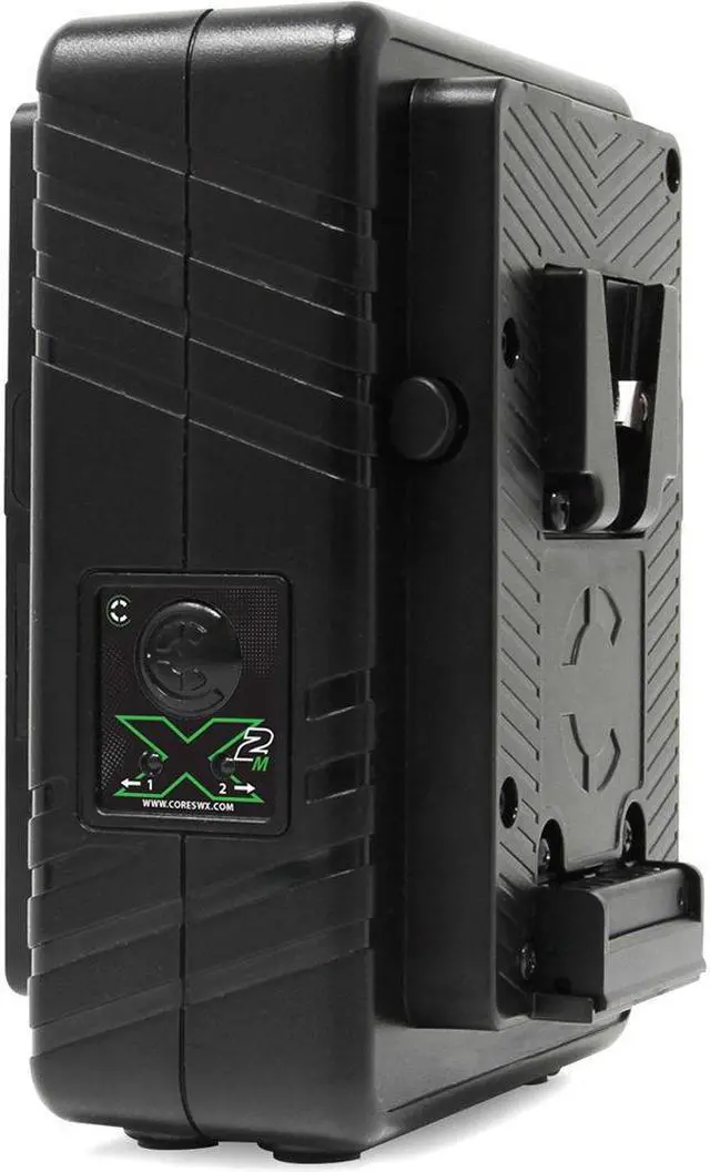 Alt view image 7 of 7 - Core NANOV150X, 150wh Micro Sized V-Mount Smart Battery Pack (Pair) Bundle with Core SWX GPM-X2S Mini Dual Travel Battery Charger