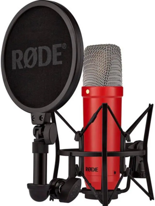 Main image of RODE NT1 Signature Series Large-Diaphragm Condenser Microphone (Red)