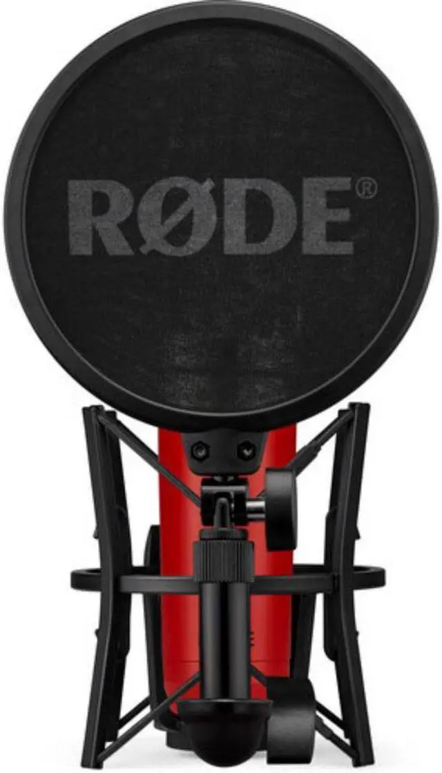 Alt view image 2 of 7 - RODE NT1 Signature Series Large-Diaphragm Condenser Microphone (Red)