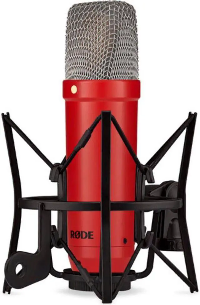 Alt view image 3 of 7 - RODE NT1 Signature Series Large-Diaphragm Condenser Microphone (Red)