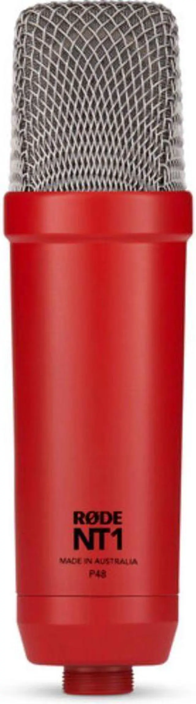 Alt view image 6 of 7 - RODE NT1 Signature Series Large-Diaphragm Condenser Microphone (Red)