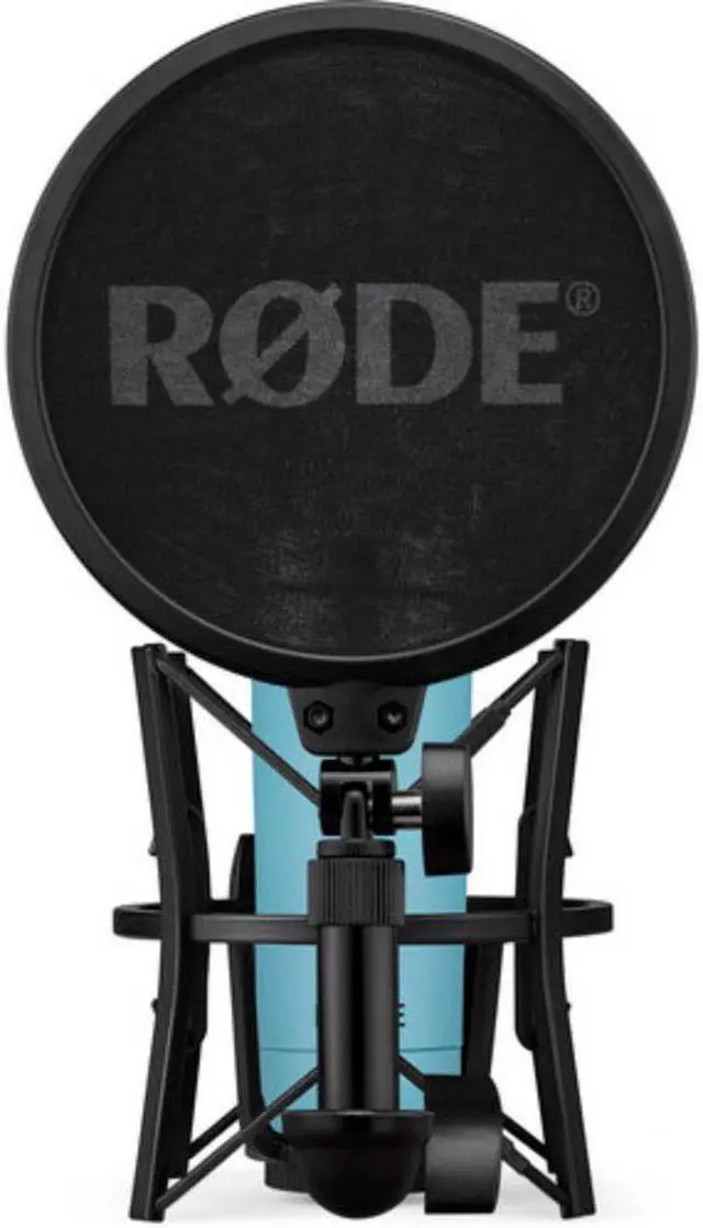 Alt view image 2 of 14 - RODE NT1 Signature Series Large-Diaphragm Condenser Microphone (Blue)