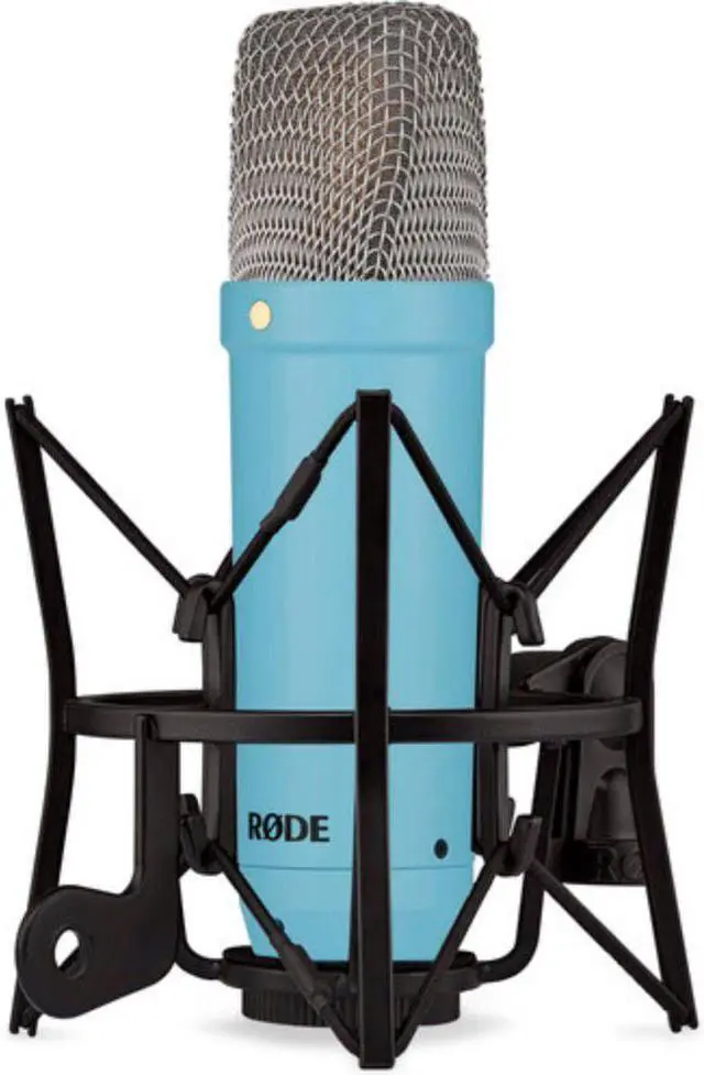 Alt view image 3 of 14 - RODE NT1 Signature Series Large-Diaphragm Condenser Microphone (Blue)