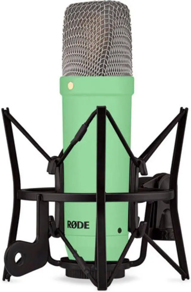 Alt view image 3 of 14 - RODE NT1 Signature Series Large-Diaphragm Condenser Microphone (Green)