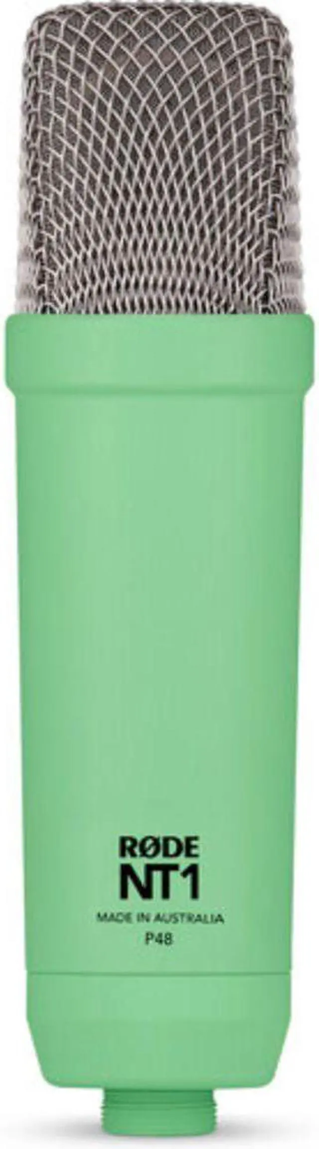 Alt view image 6 of 14 - RODE NT1 Signature Series Large-Diaphragm Condenser Microphone (Green)