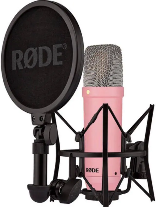 Main image of RODE NT1 Signature Series Large-Diaphragm Condenser Microphone (Pink)